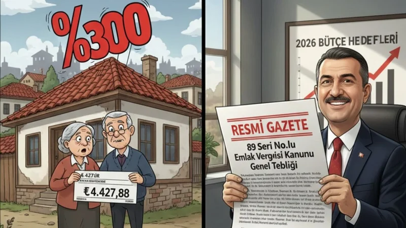 Kesenin Ağzı Değil, Emlak Vergisi Açıldı!