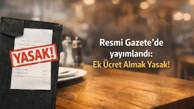 Restoranlarda Servis, Masa ve Kuver Ücreti Yasaklandı